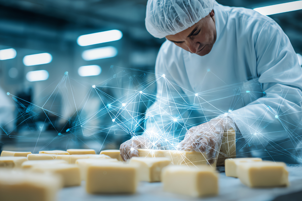 Culinary basics — student preparing food in a training kitchen